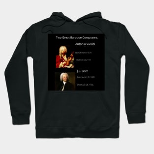 Two Great Baroque Composers Hoodie